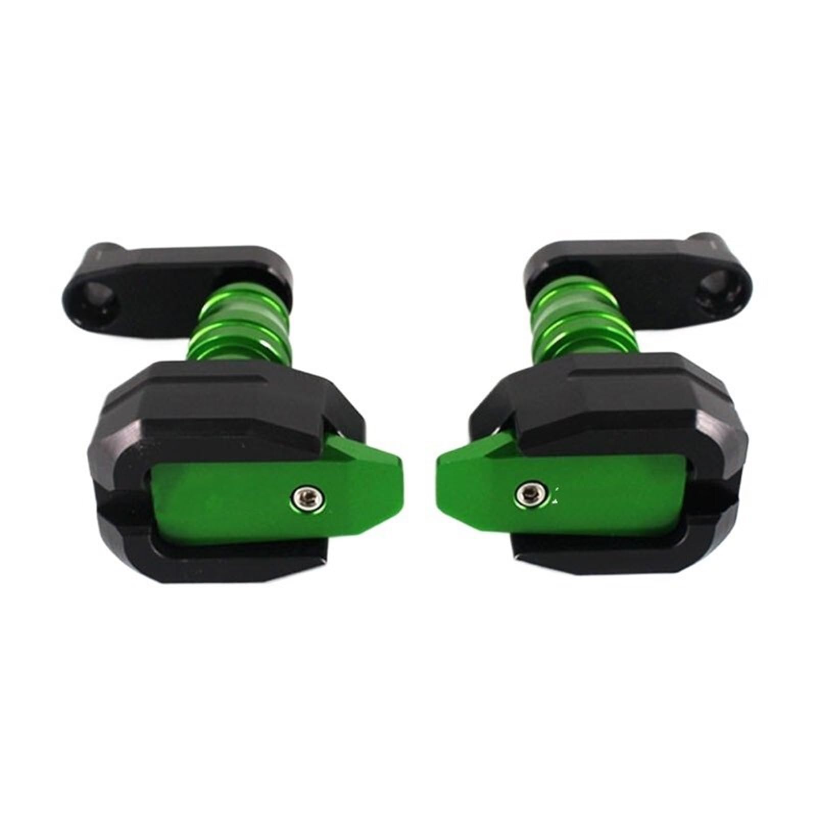 Przednie tylne koło oś widelca suwaki Pasuje Do 1000SX 2017 2018 2019 1000 Motocykl Ochrona Przed Upadkiem Rama Suwak Fairing Guard Crash Pad Protector(Green)