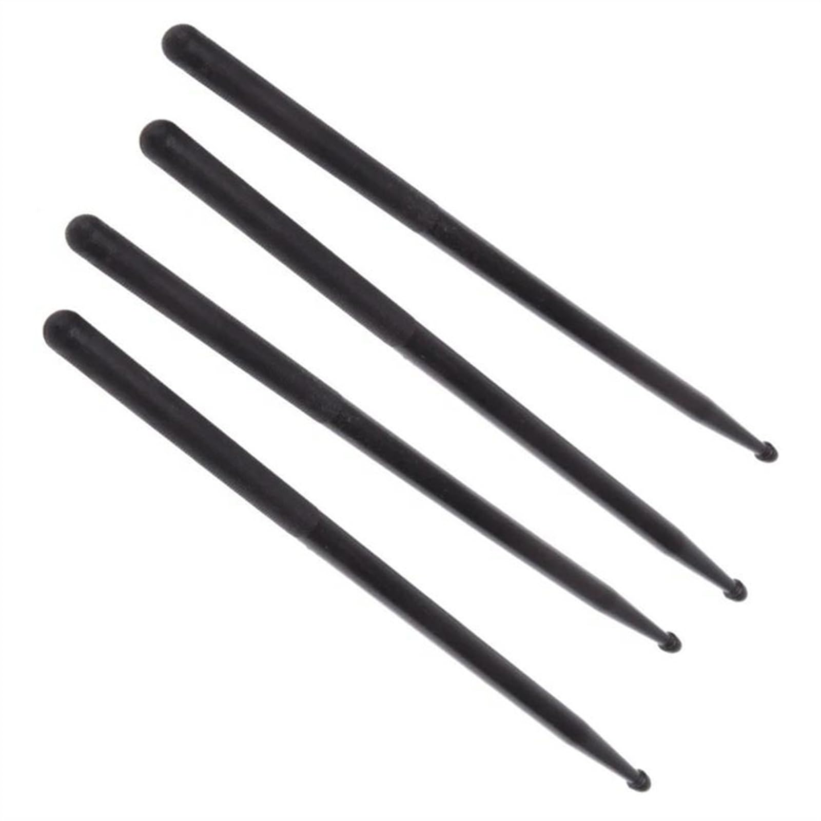 Schlagzeug-Zubehör 2 Paar Leichte, Langlebige Schwarze 5A-Trommelstöcke Aus Nylon Für Schlagzeug