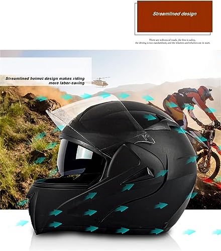 Casque Rabattable Moto Tourisme Bluetooth ABS S sans buée au printemps - 3