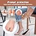 4pcs Toe Separators, Gel Correct Toes Toe Spacers with 2 Loops Breathable Hammertoes Straightener for Overlapping Toes Corrector Elastic Toe Aligners for Women Men