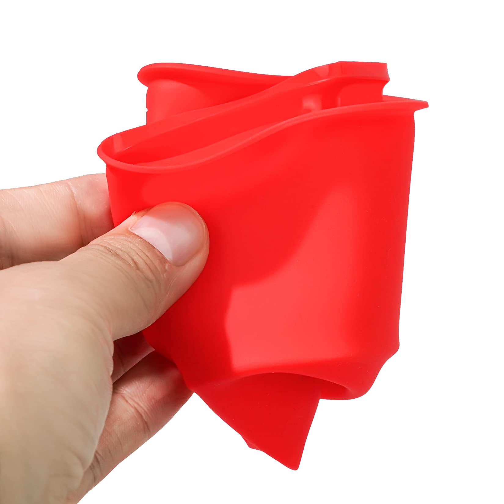 12 moldes de silicona para hornear pasteles redondos de 10 cm antiadherentes para hornear, cocina, moldes de silicona para hornear (rojo, azul, 4 pulgadas)