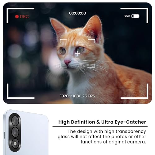 Image of FIRST MART Tempered Glass for Oneplus Nord 5 5G with Black Camera Ring Guard & Installation Kit | HD Clear Edge-to-Edge Screen Protector, Scratch Resistant, Case-Friendly | Pack of 1