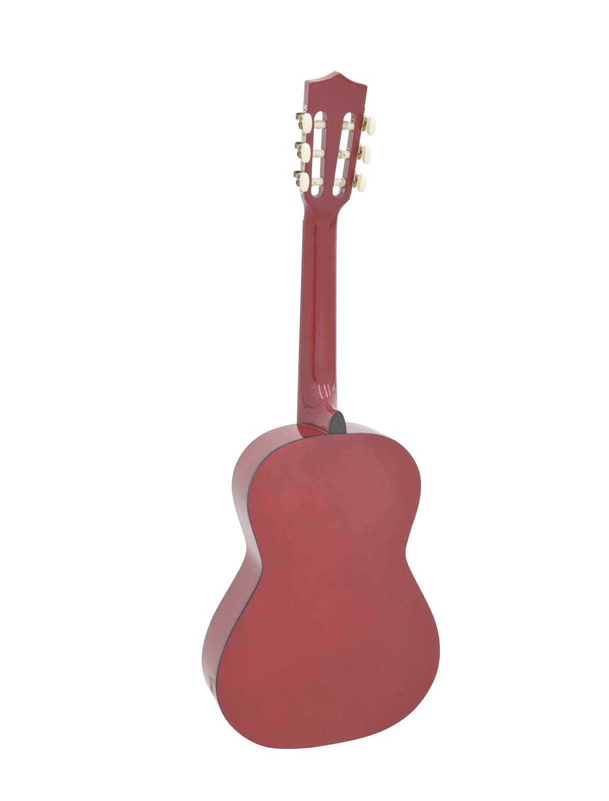 DIMAVERY AC-300 Guitarra Clásica 1/2, de color rojo
