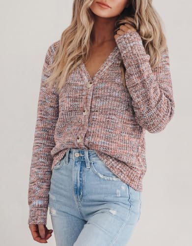 Image of PRETTYGARDEN Women's Chunky Knit Open Front Cardigan Sweaters Fall Outfits