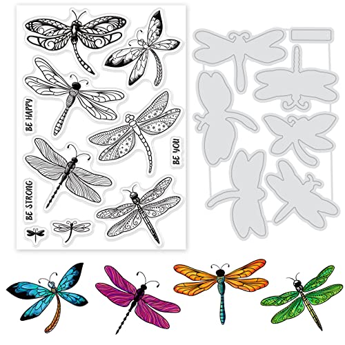GLOBLELAND 3D Planner Tascabile A Tema Animale Fustelle Farfalla Libellula Ape Strumento per Goffratura In Acciaio Al Carbonio Fustelle Stencil per