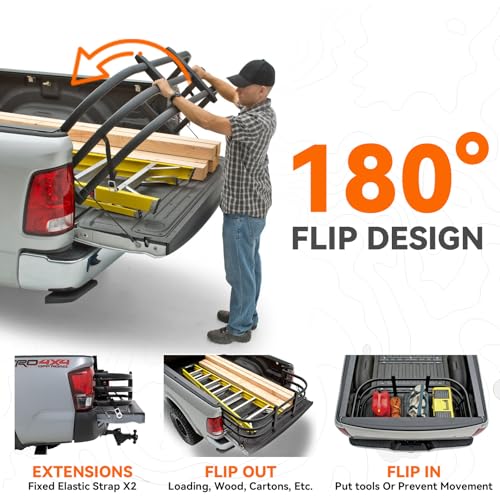 Extensor de cama de camión para optimizar el espacio en camionetas compactas 5