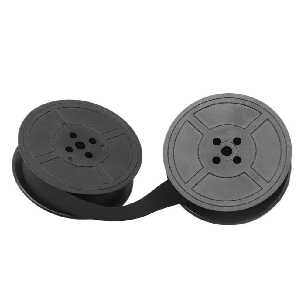Ruban pour Machine à écrire, 10 pièces, Double Bobine d'encre, Pack de pour la Plupart des Machines à écrire, Noir