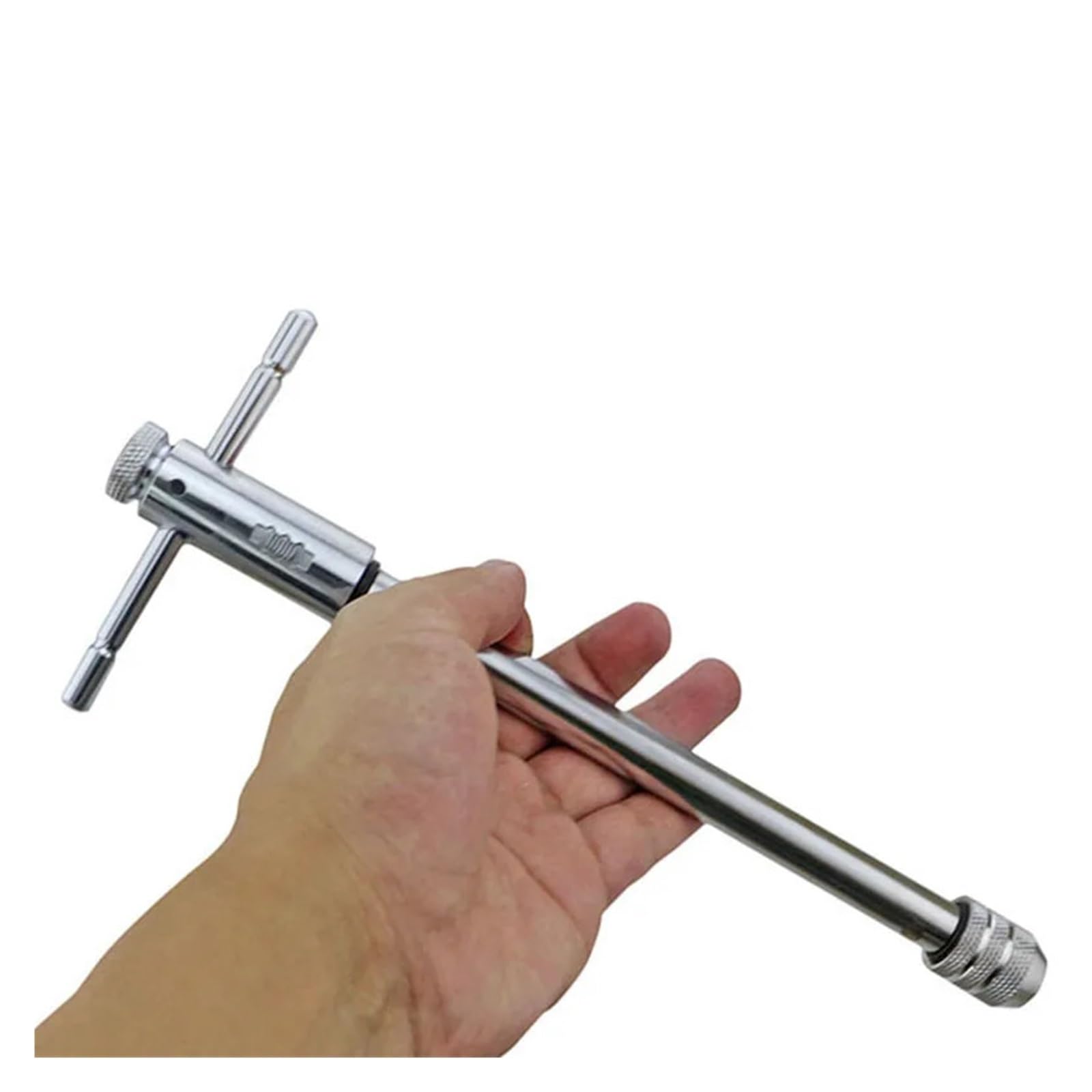 Chiave a cricchetto con impugnatura a T regolabile M3-8/M5-12 - Creatore di filettatura maschio metrica (utensile manuale da officina durevole e ad alta resistenza)(M3-M8 long)