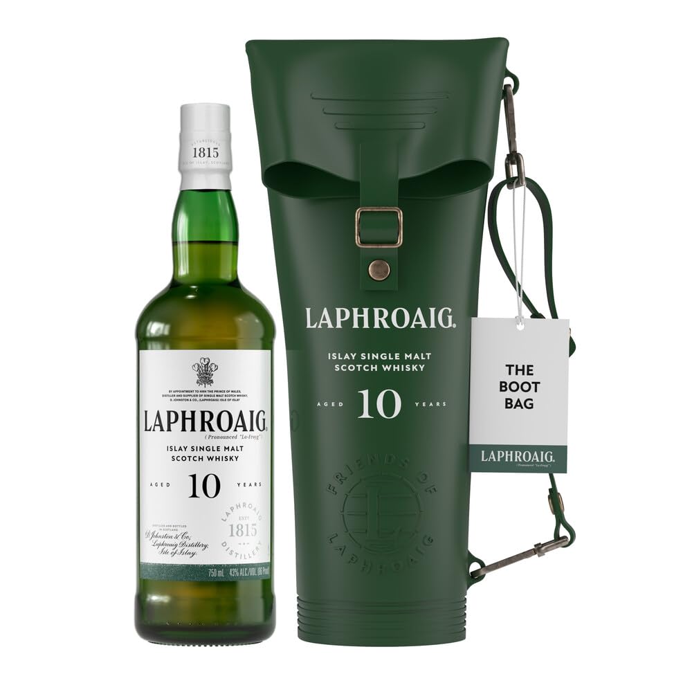 Laphroaig 10 Jahre + Stiefel | Islay Single Malt Scotch Whisky