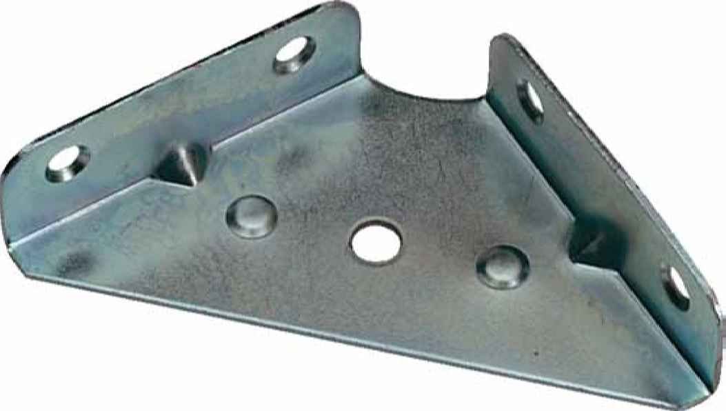 Pack of 4 Zinc plated Corner Brace Plate Gusset 65mm x 65mm D107