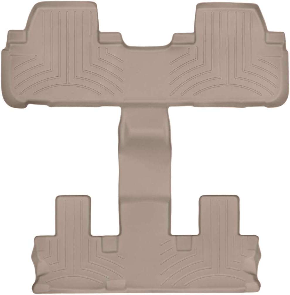 WeatherTech Custom Fit FloorLiners for Toyota Highlander - 2nd/3rd Row (446324), Black