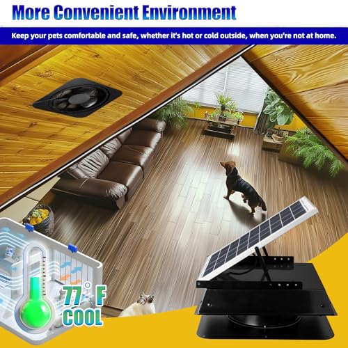 Caredear SOLAR ATTIC FAN 36W Attic Fan With Thermostat thumb #7