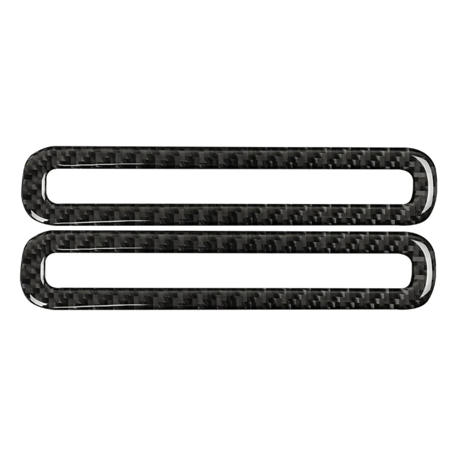 Car Interior Moulding Trim for Mustang for GT 2015-2021 Car Accessories Auto Side Door Defogger Air Vent Outlet Frame Sticker Interior Trim(Black)