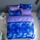 jormey Galaxy Duvet Cover Twin Size Starry Sky Decor Bedspread Cover Outer Space Theme Decor Comfort