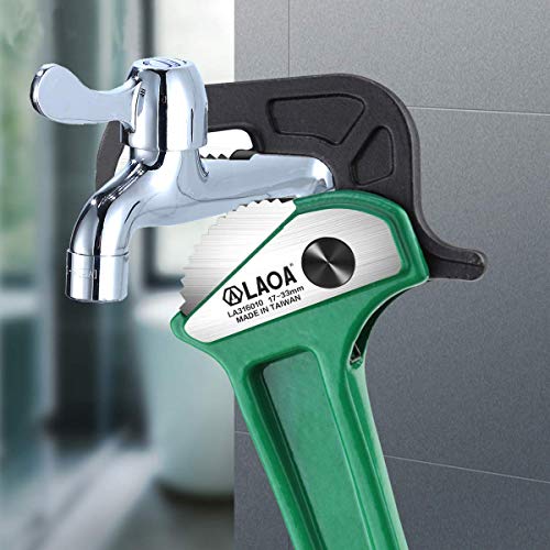 Laoa Rapid Pipe Pliers,Multifunction Aluminum Ratchet Pipe Wrench, Forceps Tongs With Cr-V Wrench Head,Use For Building Worker,Heavy Industry,Car Repairing, Household Assemble (8 Inch) #TOP4