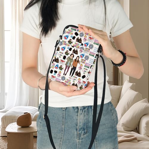 WZMPA Abbi & Ilana Crossbody Bag Comedy Lover Gift Yass Queen Adjustable Strap Bag Abbi & Ilana Merch4