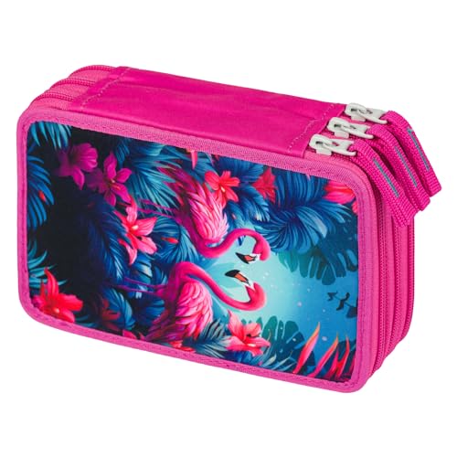 Baagl 3 Fach Federmäppchen für Jungen Mädchen, Schulmäppchen...