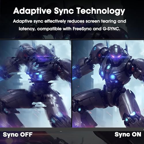 Image of Amzfast 24 Inch Gaming Monitor 200Hz FHD 1080p Fast IPS Computer Monitor, 110% sRGB 1ms HDR Support Adaptive Sync, Eye Care VESA Mount HDMI 2.0 | Display Port 1.4 White Monitor, AMZG24X1W