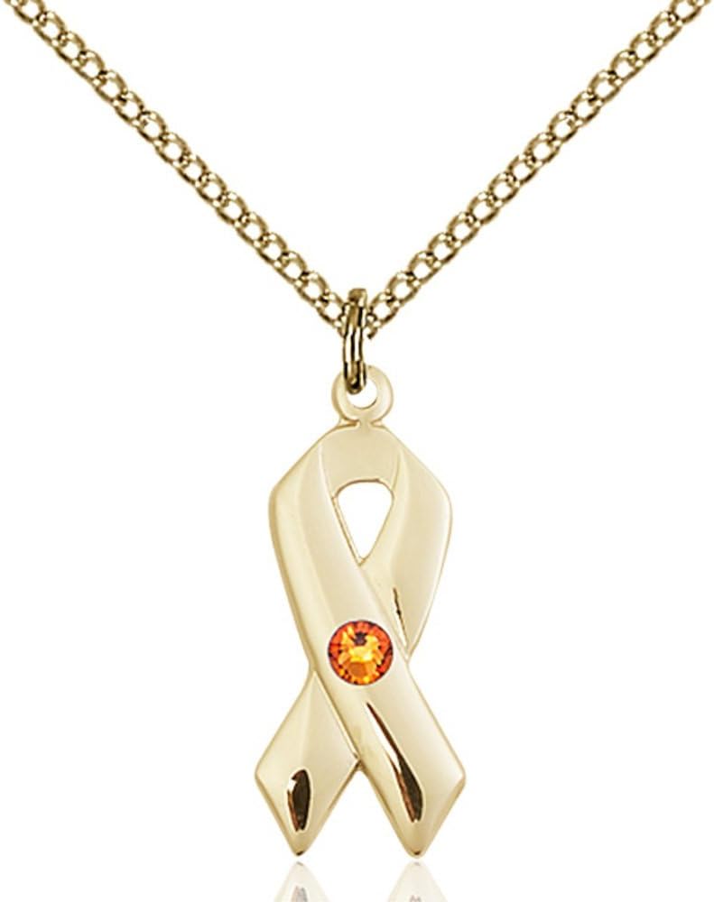 Bonyak Jewelry 14k Yellow Gold-Filled Virgin of The Globe Pendant, Size 3/4 St Christopher Charm Gold Bonyak St. Peter Gold-Filled Medal