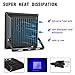 Black Light,LIGHTIMETUNNEL 80W UV LED Black Light Flood Light with IP66 Waterproof for Blacklight Party, Glow in Dark Party, DJ Disco Night Club, Body Paint, Fluorescent Poster