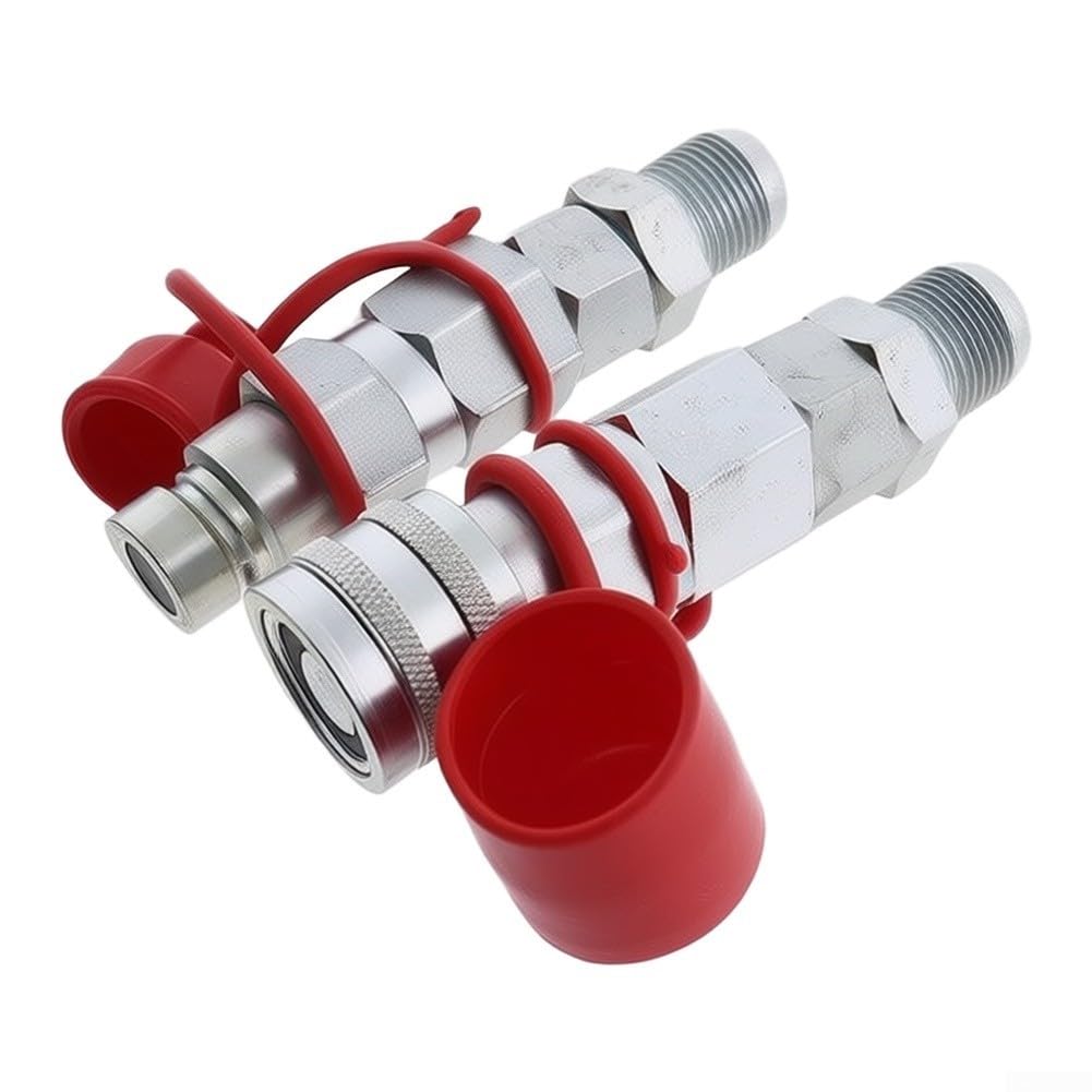 Kit de coupleur hydraulique plat en acier au carbone ISO 16028
