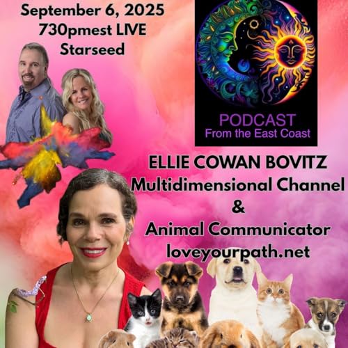 Page de couverture de Two Psychics Ep 65 Ellie Cowan Bovitz Multidimensional Channel