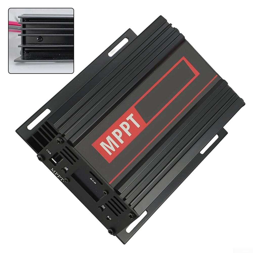 MPPT para regulador de carga solar, 800 W, Boost, 24 V-72 V, LCD, aluminio