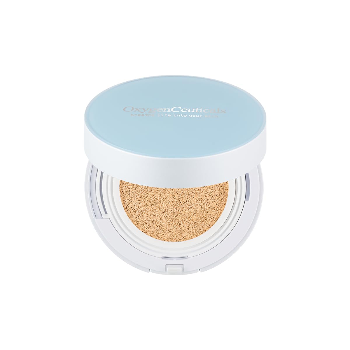 OxygenCeuticals O2 Cushion, Color Control Cushion Compact, 23, Medium Beige, For light medium skin with neutral tones, 15G2EA.