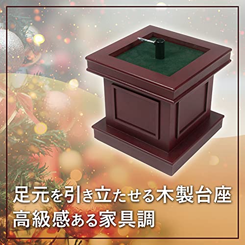 Amazon | クリスマス屋 クリスマスツリー 木製ポット スリム (180
