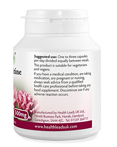 Clean Acetyl L Carnitine (ALCAR) 500mg x 90 Capsules (Additive & Filler Free Supplement) Made in Wales - Image 4