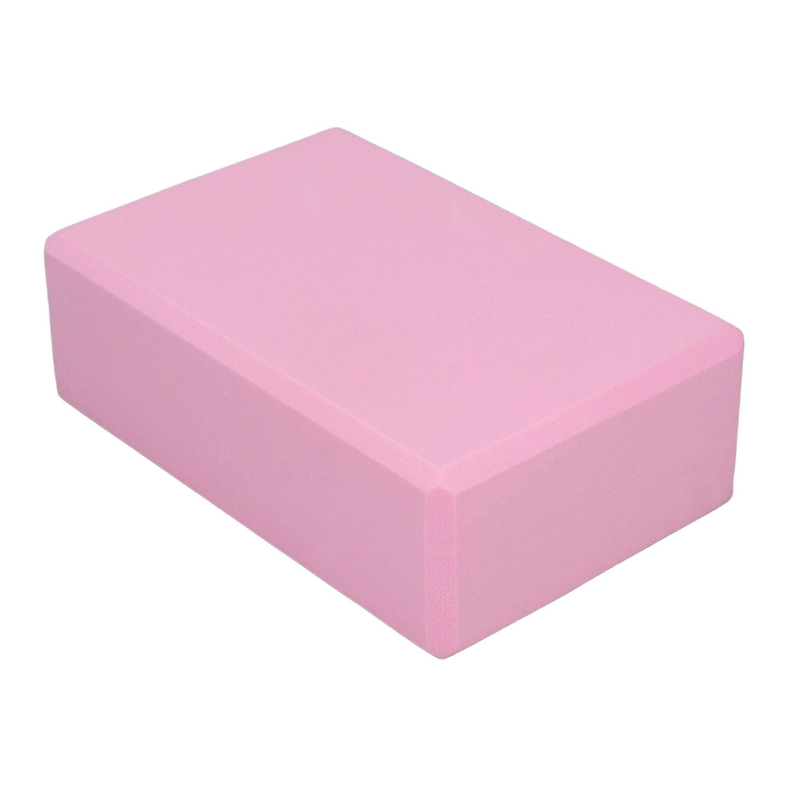 Pink Yoga Block, Foam 2 Pack Foam Travel Yoga Pilates Blocks Stability Non-slip Blocks for Meditation Pilates YogaOther Postpartum Care