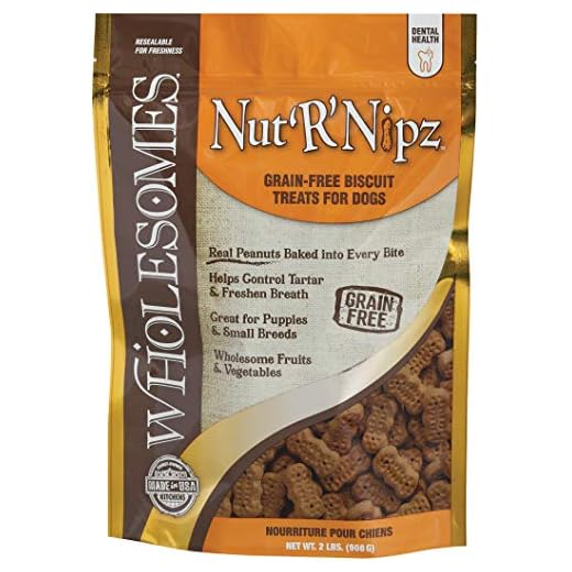 Wholesomes Nut'R'Nipz Dry Dog Biscuits (Pink, L(Circumference:5.9''-8.7''in))