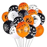 ★ Fröhliches Halloween! Feiern Sie Halloween und Herbst mit diesem schweren Spanplattenballon im rustikalen Look.