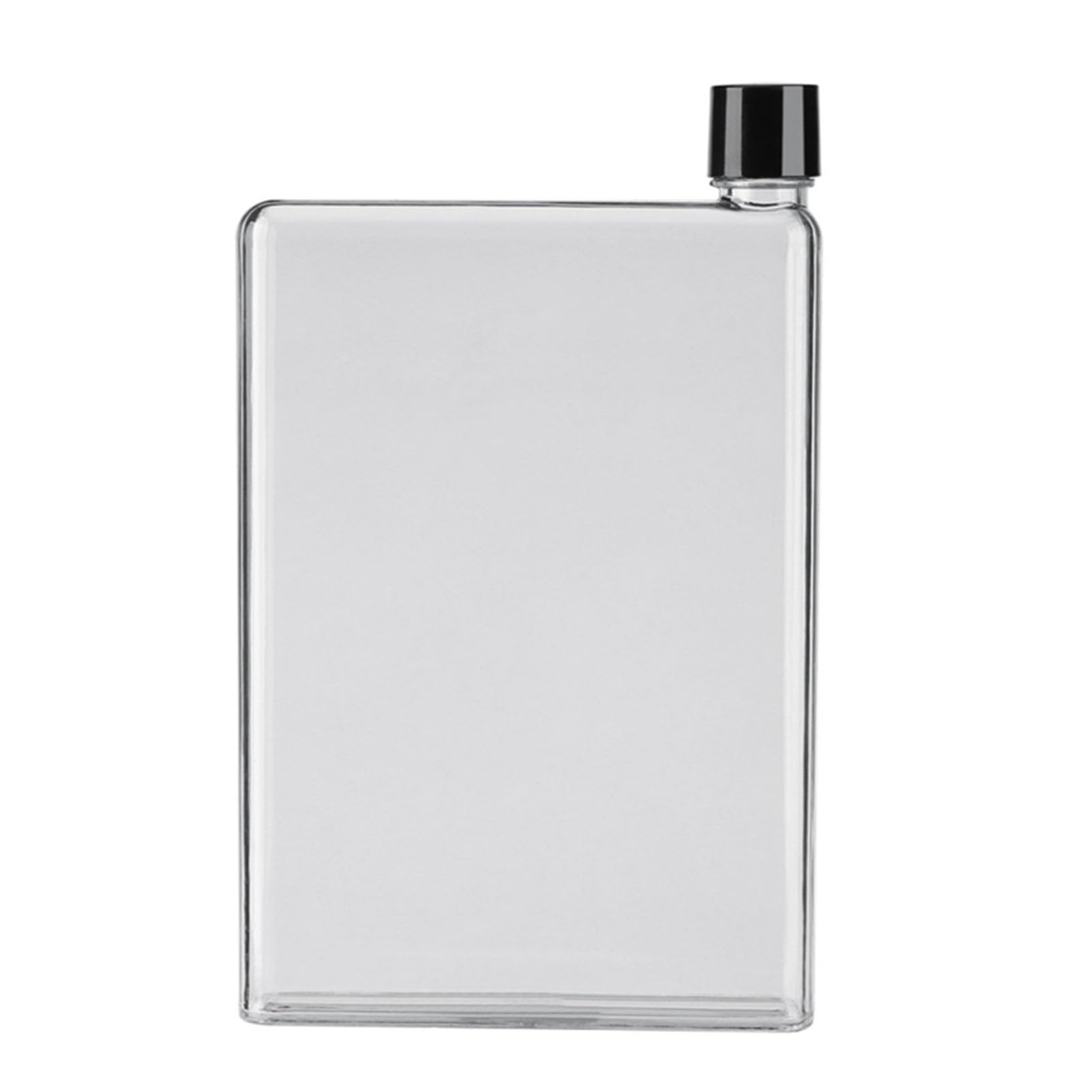 Tyenaza Borraccia Piatta, 350 ml Sottile per Borsa a Mano, per Sport all'aria Aperta, Fitness, Campeggio, Escursionismo, Ciclismo, Colore Bianco