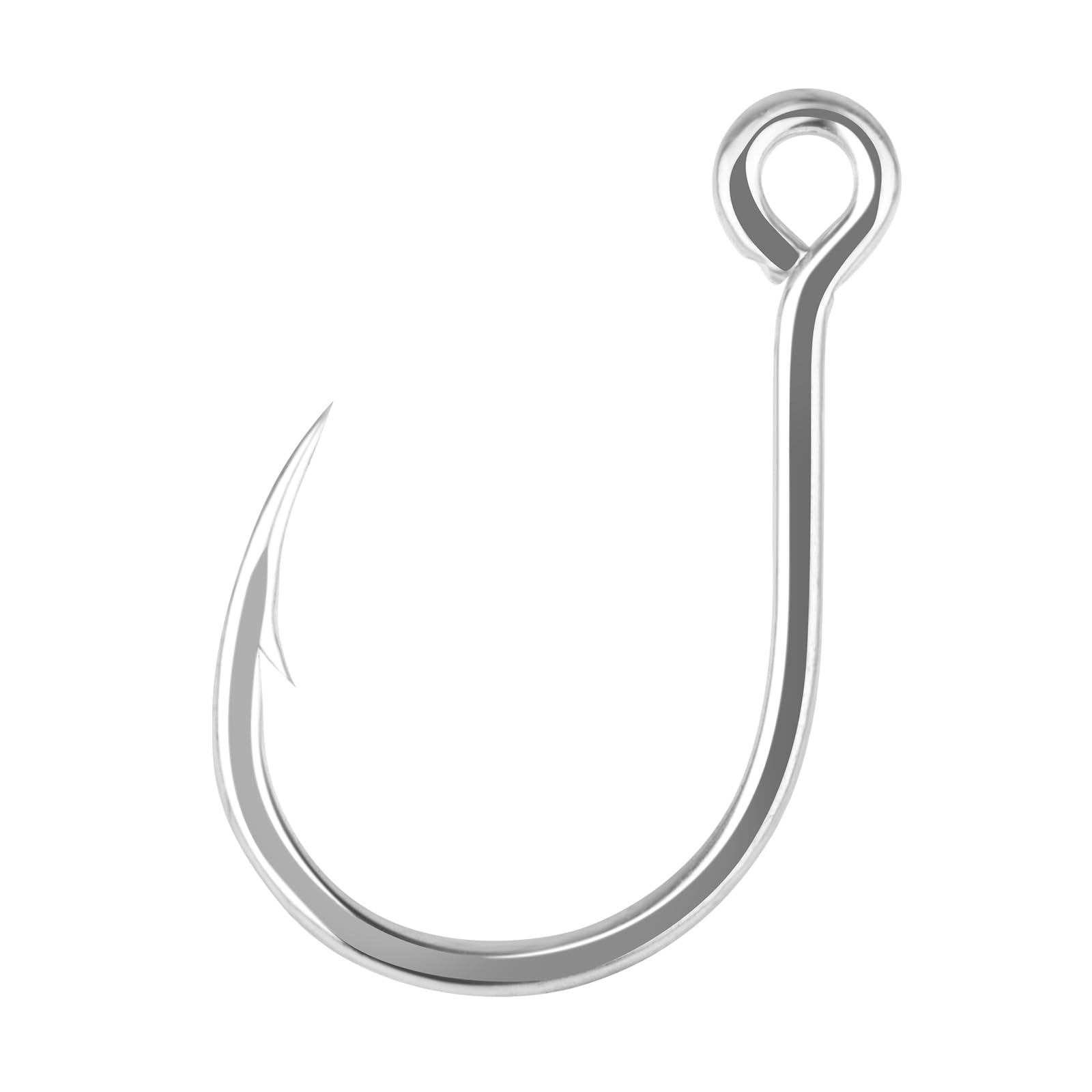 Dr.Fish 30 Pack Inline Single Replacement Hooks Inline Fishing Hooks for Crankbait Hard Baits Spinner, #10-#4/0, High Carbon Steel Saltwater & Freshwater