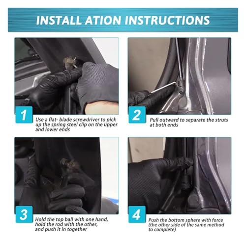 Vérin à gaz pour Mazda Tribute 2008-2012 : tiges de hayon arrière - 6