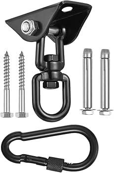 Amazon | サンドバッグ 吊り下げ金具 360°回転 スイングフック