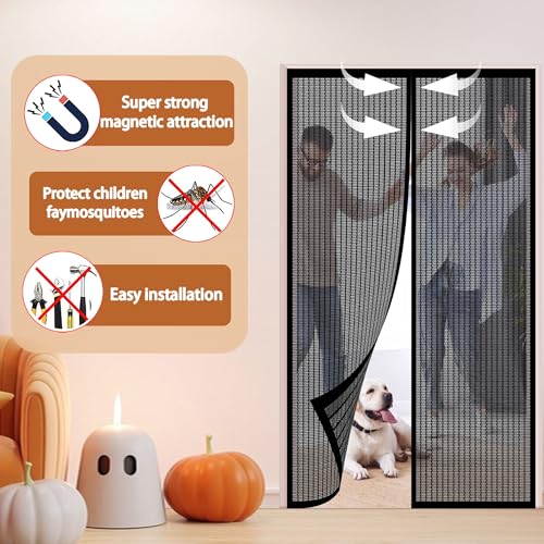 Moustiquaire automatique pour bloquer les insectes sans percer le mur - 4