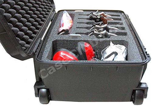 Case Club 5 Revolver / Semi-Auto Pre-Cut Waterproof Case With Accessory Pocket & Silica Gel To Help Prevent Gun Rust #TOP2