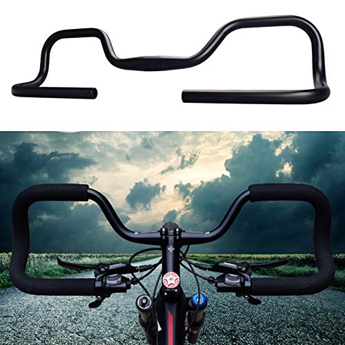 DYNWAVE Guidão MTB Road Bike Borboleta 31,8 mm Liga de Alumínio Fixo, Alto Desempenho - Guidão