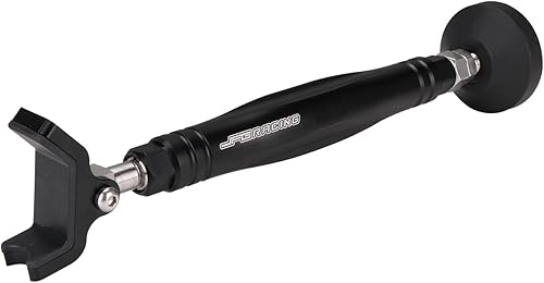 Miniatura 8 de Soporte de rueda trasera y delantera para motocicleta, fácil y portátil, la sexta generación, color negro