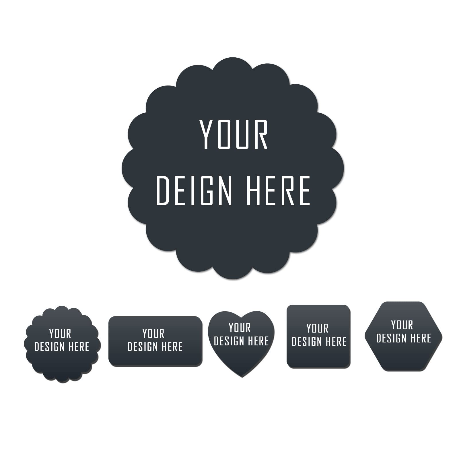 Custom Stickers for Business Logo Personalized Label Stickers Customized 100,200pcs, 1",1.5",2", 3", 4"