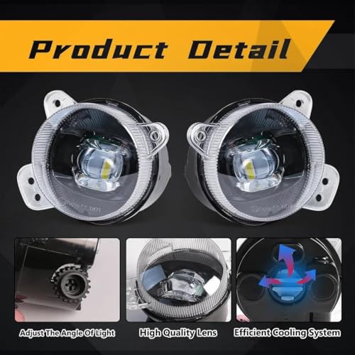 Conjunto de Faros antiniebla delanteros 12V para Multivan 3