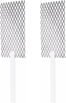 TEAMWILL 2PCS Titanium Anode Rhodium Jewelry Plating Mesh with Handle, Titanium Mesh Cathode Rhodium Palladium Jewelry Plater Tool