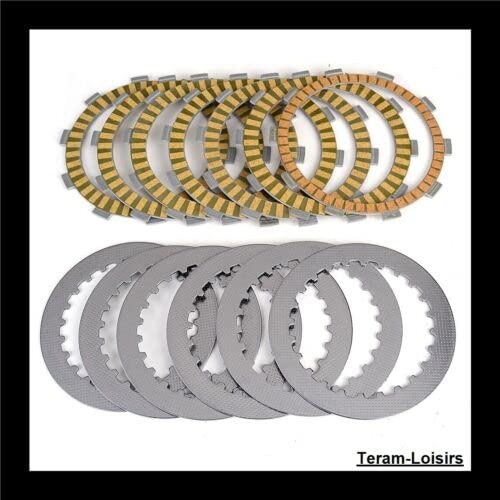 TERAM LOISIRS Kit Disques garnis + lisses Embrayage compatible pour HONDA XL 600V Transalp de 1987 à 2000 NEUF FRANCE