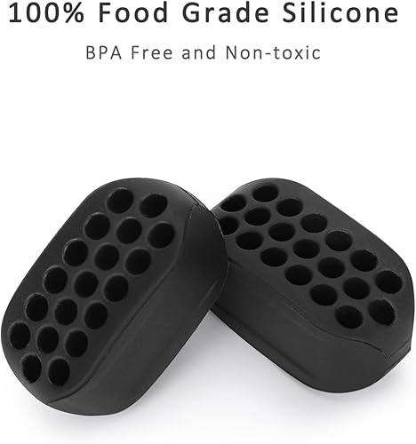 Miniatura 5 de Ejercitador de mandíbula para hombres y mujeres (6 piezas), 3 niveles de resistencia, potente entrenador de mandíbula para usuarios principiantes,