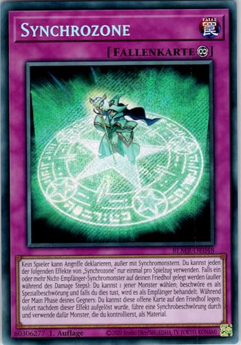 Synchrozone - BLMR-DE048 - Secret Rare - 1. Auflage - Deutsch - Yugioh - Battles of Legend: Monstrous Revenge - mit RC-Fieldcenter