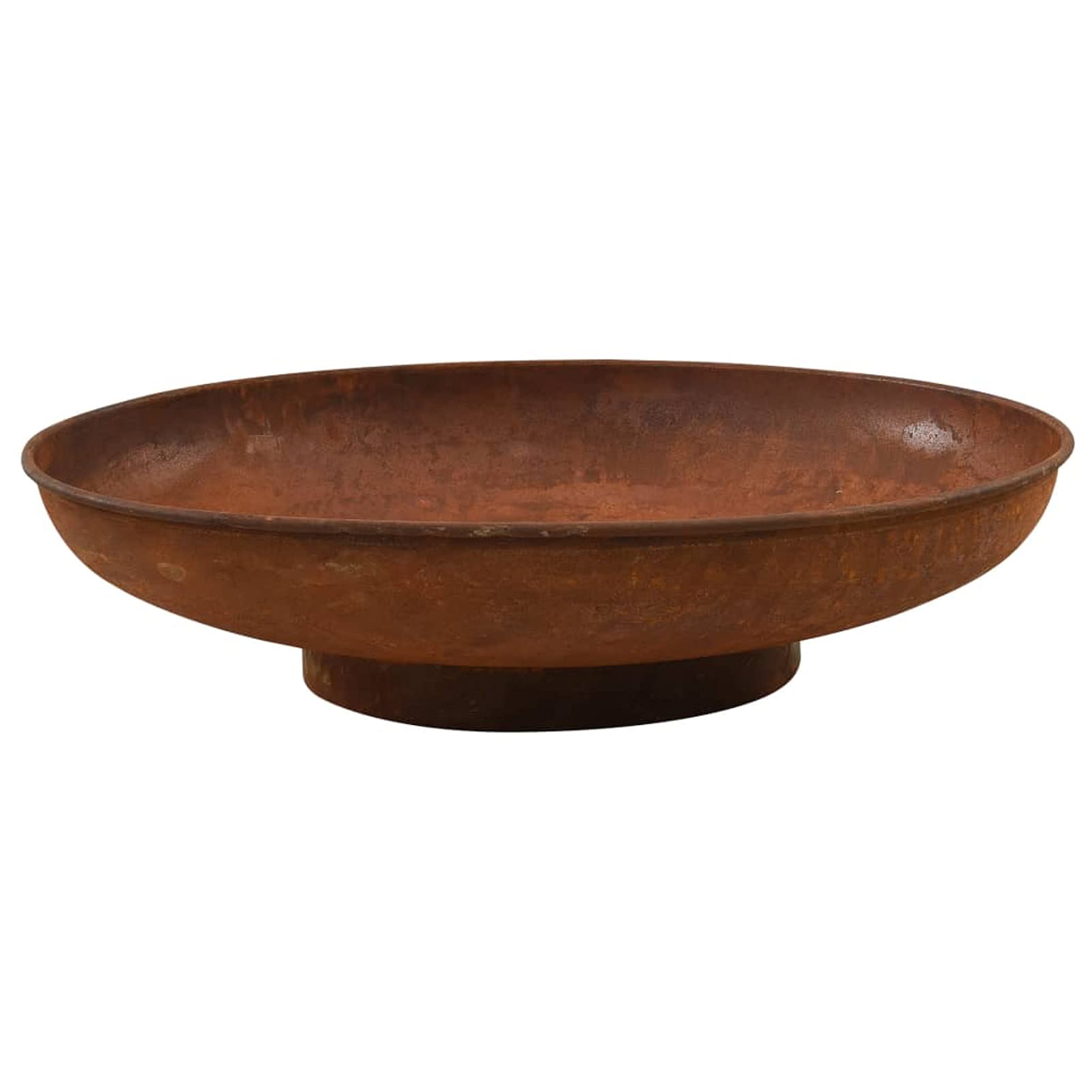 Homgoday Brasero de Acero 80 cm Brasero Exterior para Jardín Cuenco para Fogatas al Aire Libre para Jardines, Patios, Parques, Patios