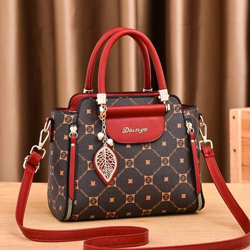 Image of CORIOS Elegant Handbag for Women PU Leather Shoulder Bag Ladies Crossbody Bag Fashion Messenger Bag Top-handle Bag