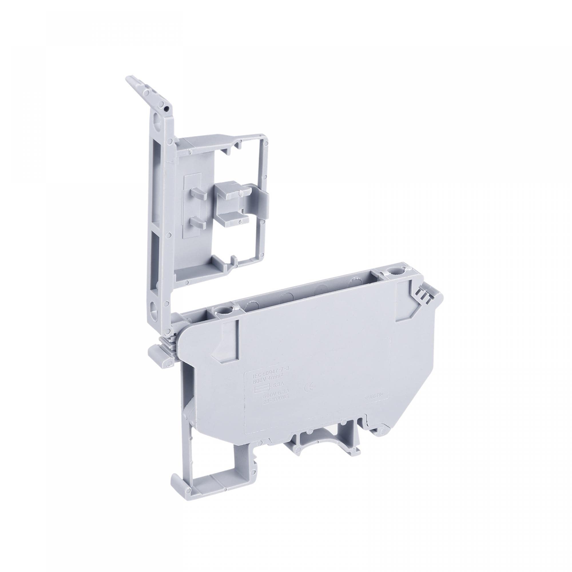 マウントヒューズホルダー 端子台 ネジ式 ブラック UK5 2個 【公式通販】